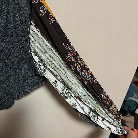 Free People Blossom Thermal Patchwork Top- Size XS - Picture 8 of 13